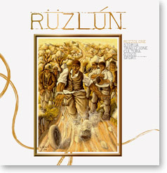 La copertina del libro "RUZLUN" di Zanaglia e Bellisi